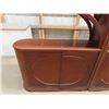 Image 2 : 2 Very Large Wooden Room Dividers with 2 Doors + Shelves + Upper Shelves 14.5"×50"×81"