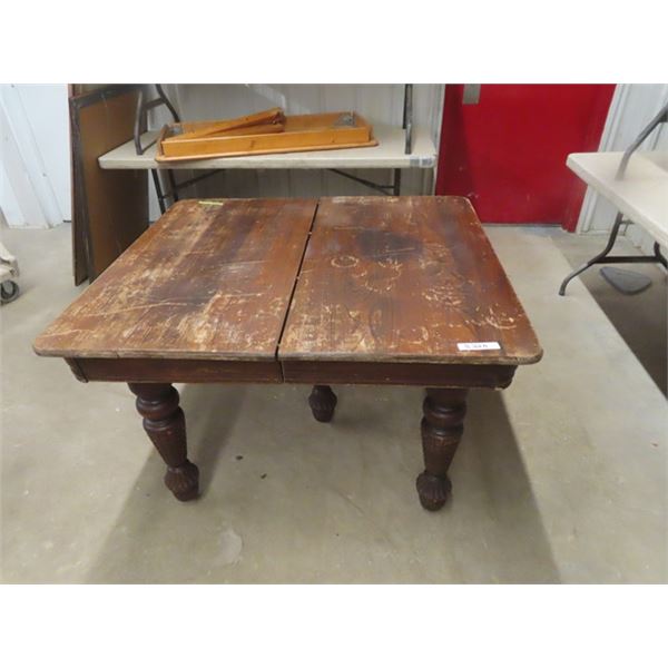 Antique 5 Legged Table 29" x 42" X 46"