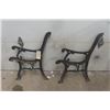 Image 1 : Cast Iron Park Bench Ends