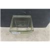 Image 2 : Balkite Embossed Glass Battery Jar 8"×8"×10"