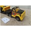 Image 2 : Tonka Metal + Plastic Truck , Plastic Lowbed, Metal Loader - 4"×5"×25"