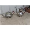 Image 6 : Silverplate Coffee & Tea Service with 2 Trays - Sheffield