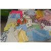Image 2 : Very Large Assortment of Mostly Aprons with some Doilies + Towels 