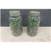 Image 1 : 2 Sealer Jars Full of Marbles