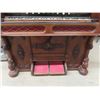 Image 5 : Mason + Hamlin Pump Organ - Very Ornate- Back Folds Down 53" wide 85" Tall 23" deep