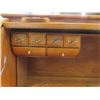 Image 7 : Oak 'S' Curve Roll Top Desk with Keys 29"x52"x54" 