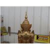 Image 9 : Religious Praying Golden Chalkware Statues - Bejeweled- 46" to Point