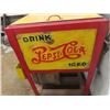 Image 4 : 1930s Era Pepsi Cola Ice Cooler 21" x30"x32" with Wooden Pepsi Crate + 13 Bottles + 5 cent Pepsi Sig