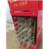 Image 3 : Industrial Cartoon Coolers Coca-Cola Cooler Model A-8 Serial # 331 with 10 Full Cokes + Wooden Carry