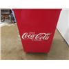 Image 6 : Industrial Cartoon Coolers Coca-Cola Cooler Model A-8 Serial # 331 with 10 Full Cokes + Wooden Carry