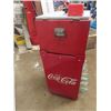 Image 8 : Industrial Cartoon Coolers Coca-Cola Cooler Model A-8 Serial # 331 with 10 Full Cokes + Wooden Carry