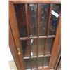 Image 5 : 2 Oak China Cabinets 14" x55" x61" Original