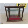 Image 1 : General Store Counter Display Case with 2 Glass Shelves 10.5" x 14.5" x 15.5"