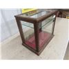 Image 2 : General Store Counter Display Case with 2 Glass Shelves 10.5" x 14.5" x 15.5"