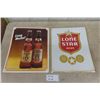 Image 1 : Coors Tin Sign, Lone Star Tin Sign both 16"×20"