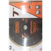 Image 4 : Rigid 7" Porcelain Diamond Blade Wet Cutting - Brand New