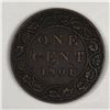 Image 1 : Canadian Large Cent 1901 EF+