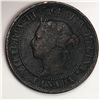 Image 2 : Canadian Large Cent 1891 Small Date Large Leaves G+