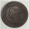 Image 2 : Canadian Large Cent 1891 Small Date Large Leaves G+