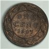 Image 1 : Canadian Large Cent 1907 AU+