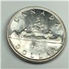 Image 1 : 1954 Queen Elizabeth II Canadian Silver Dollar UNC Blast White SWL