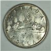 Image 1 : 1962 Queen Elizabeth II Canadian Silver Dollar UNC 11