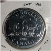 Image 1 : 1981 Queen Elizabeth II Canadian Silver Dollar UNC
