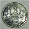 Image 1 : 1963 Queen Elizabeth II Canadian Silver Dollar UNC 15