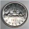 Image 1 : 1954 SWL Queen Elizabeth II Canadian Silver Dollar
