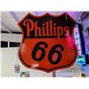 Image 2 : Phillips 66 Double Sided Porcelain Sign