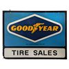 Image 2 : Goodyear Tire Sales Double-Sided Tin Sign