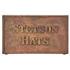 Image 1 : Stetson Brass Advertising Plaque