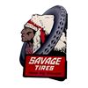 Image 2 : Savage Tires Porcelain Flange Sign