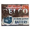 Image 2 : DELCO Battery Porcelain Flange Sign