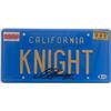 Image 1 : Knight Rider signed license plate