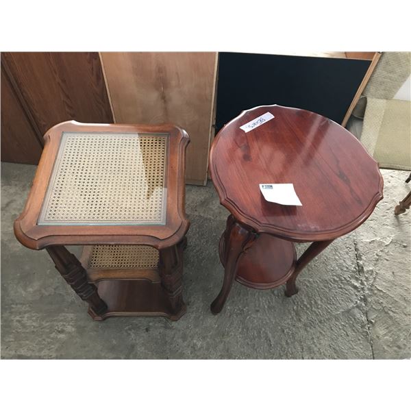 Vintage Wooden Side Tables