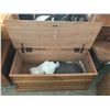 Image 6 : Vintage Wooden Chest And Contents