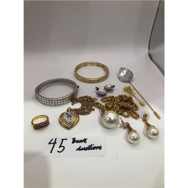 Assortment Of Beautiful Costume jewelery