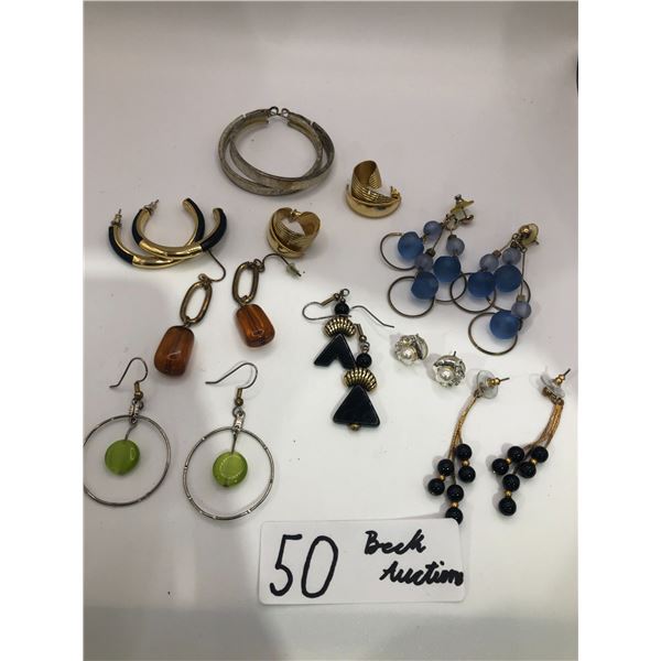 Assortment Of Costume Earrings