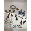 Image 1 : Assortment Of Costume Earrings