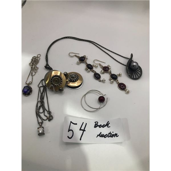 Assortment Of Silver Jewelry