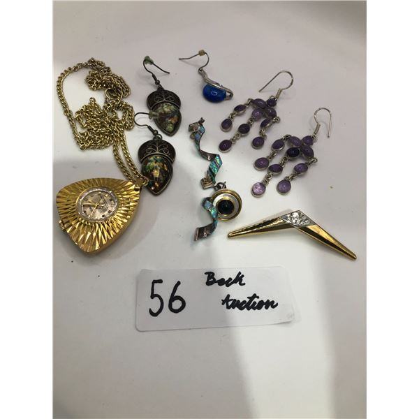 Assortment Of Costume And Silver Jewelry