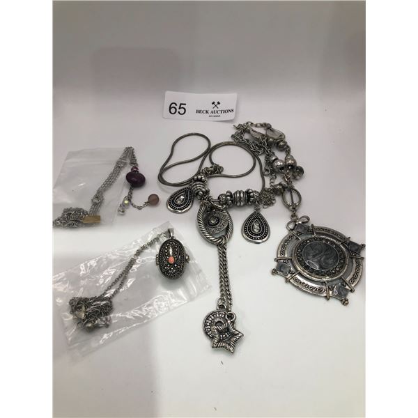 Assorted Costume And Silver Jewelry