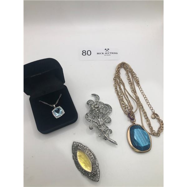 Assorted Costume And Silver Jewelry