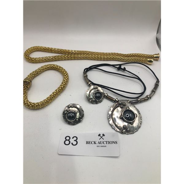 Assorted Costume And Silver Jewelry
