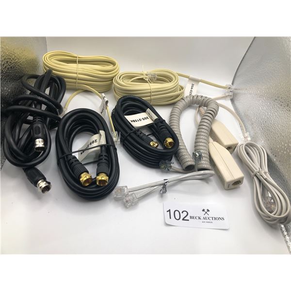 Extention Cords And Assorted Cables