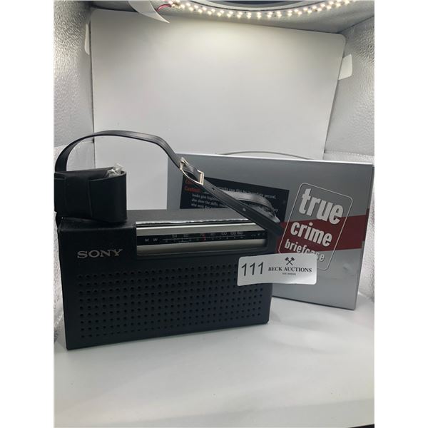 True Crime Briefcase And Casset Player Beck Auctions Inc.