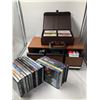 Image 1 : Assortment of C.D. s And Cassettes And DVDs With Storage