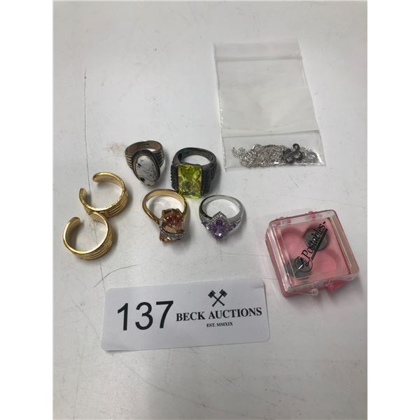 Assortment Of Costume And Silver Jewelry