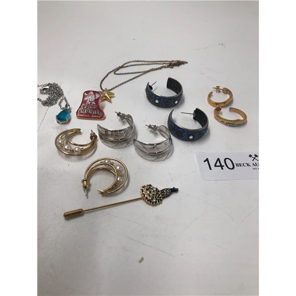 Assorted Costume And Silver Jewelry